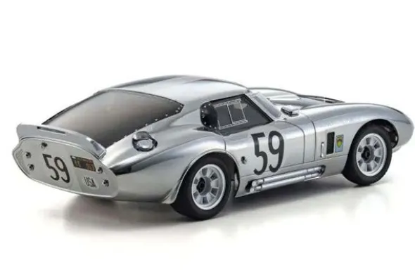 MINI-Z FIRST INITIAL-D - SHELBY COBRA DAYTONA - CHROME - RTR ON-ROAD 1:28