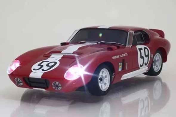 MINI-Z FIRST INITIAL-D - SHELBY COBRA DAYTONA No. 59 - ROSSO - RTR ON-ROAD 1:28