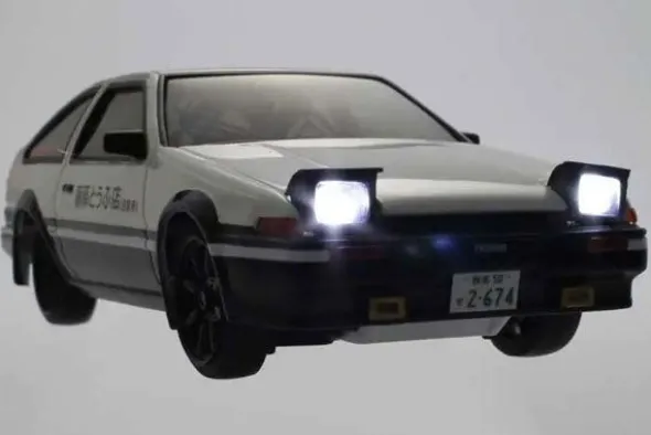 MINI-Z FIRST INITIAL-D - TOYOTA TRUENO AE86 - BIANCO/NERA - RTR ON-ROAD 1:28