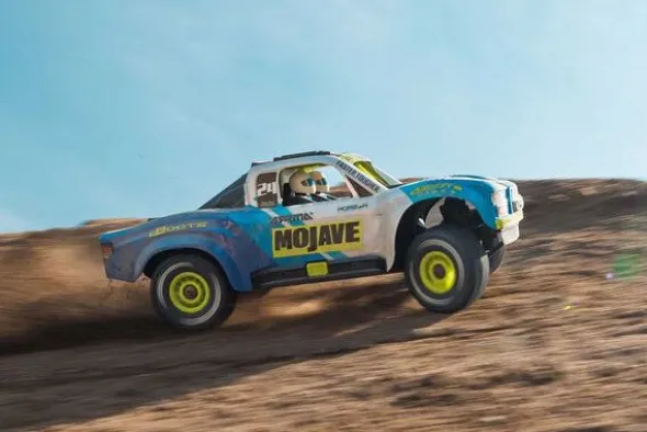 MOJAVE GROM MEGA 380 4X4 - RTR SHORT COURSE 1:16 - BLU/BIANCO