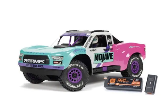MOJAVE GROM 223S BLX BRUSHLESS 4X4 - RTR SHORT COURSE 1:16 - VERDE ACQUA