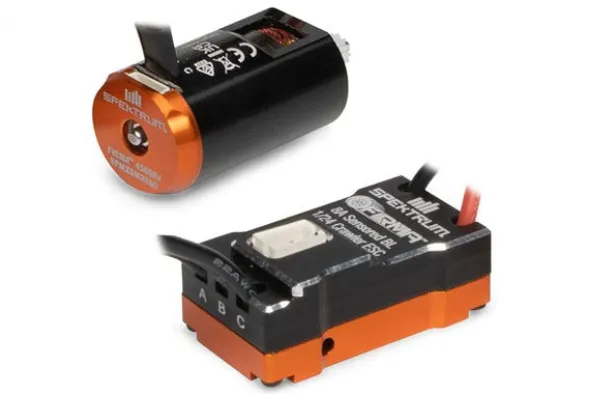 MOTORE/ESC BRUSHLESS CON SENSORE FIRMA 8A - ROCK CRAWLER 1:24 - COMBO