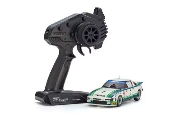 MR-04 RWD SERIES - MADZA SAVANNA RX-7 DAYTONA '79 NO.7 - RTR ON-ROAD 1:27 - VERDE
