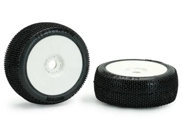 NEUTRON MEDIUM PRE-INCOLLATE SU CERCHI BIANCHI- 1:8 BUGGY- 2 PEZZI