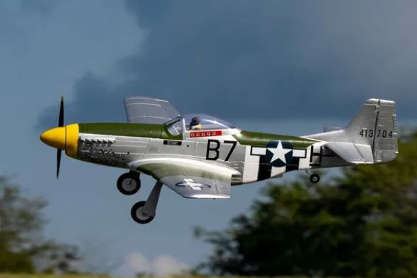 P-51D MUSTANG - 1000mm BNF STABILIZZATO