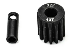 PIGNONE MOTORE 32P 5mm 13 DENTI E ADATTATORE 3,17mm - KN-183213