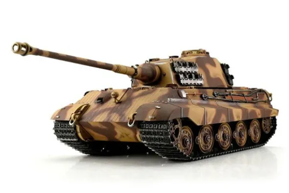 PRO-EDITION KING TIGER FRONTE ORIENTALE - PALLINI 1:16 - MIMETICO - FUMO CANNONE