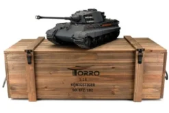 PRO-EDITION KING TIGER - PALLINI 1:16 - GRIGIO - FUMO CANNONE
