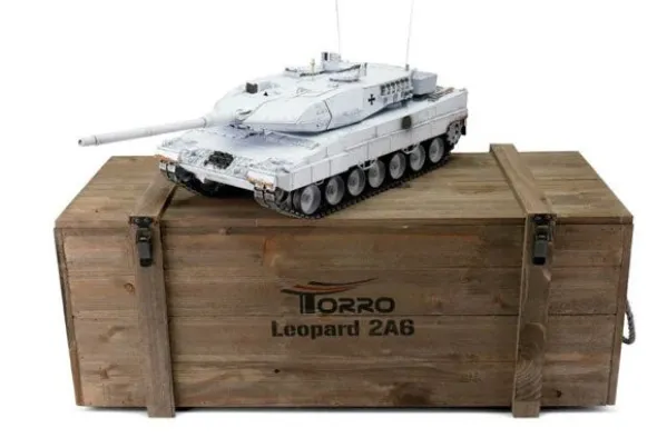 PRO-EDITION LEOPARD 2A6 - PALLINI 1:16 - FUMO CANNONE - ONU