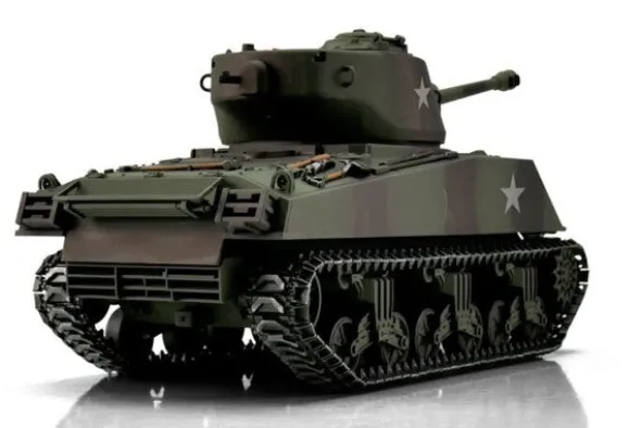 PRO-EDITION M4A3 SHERMAN 76MM MIMETICO - INFRAROSSI 1:16 - FUMO CANNONE