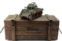PRO-EDITION M4A3 SHERMAN 75MM VERDE - INFRAROSSI 1:16 - ALTA PRECISIONE