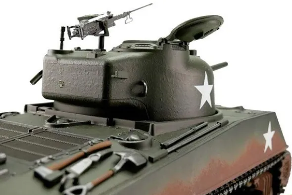 PRO-EDITION M4A3 SHERMAN 75MM VERDE - INFRAROSSI 1:16 - ALTA PRECISIONE