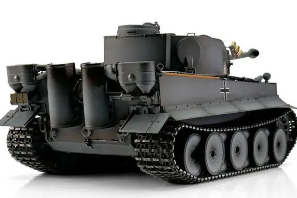 PRO-EDITION TIGER I EARLY VERSION GRIGIO - INFRAROSSI 1:16 - FUMO CANNONE