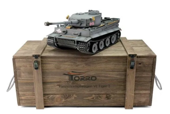 PRO-EDITION TIGER I EARLY VERSION GRIGIO - INFRAROSSI 1:16 - FUMO CANNONE
