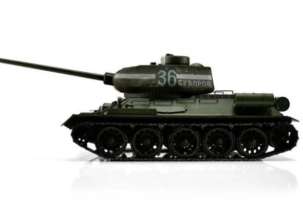 PRO-EDITION T-34/85 - PALLINI 1:16 - VERDE - FUMO CANNONE