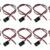 PROLUNGA CAVO MASCHIO SERVO FUTABA 30cm - 10 PEZZI