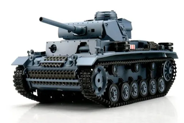 PZKPFW III VERSION L GRIGIO PALLINI / INFRAROSSI 1:16 - CINGOLI METALLO