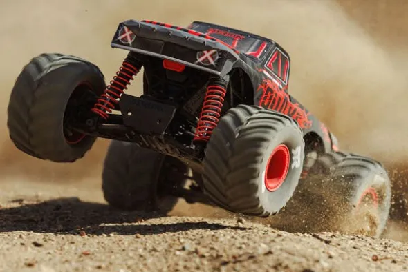 QUAKE GROM BRUSHED 4X4 - RTR MONSTER TRUCK 1:16 - ROSSO