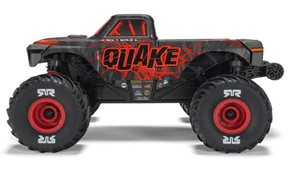QUAKE GROM BRUSHED 4X4 - RTR MONSTER TRUCK 1:16 - ROSSO
