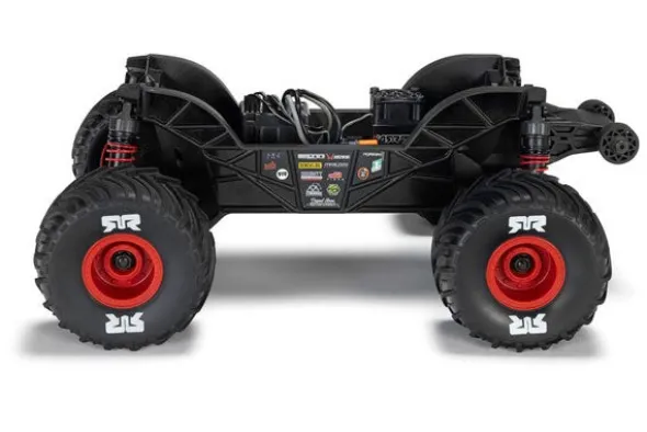 QUAKE GROM BRUSHED 4X4 - RTR MONSTER TRUCK 1:16 - ROSSO