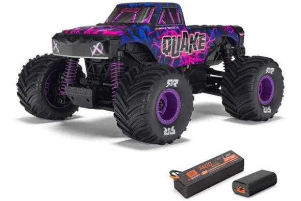 QUAKE GROM BRUSHED 4X4 - RTR MONSTER TRUCK 1:16 - VIOLA
