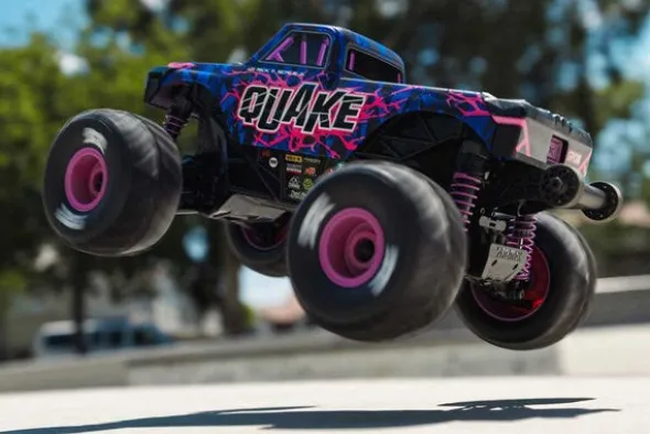 QUAKE GROM BRUSHED 4X4 - RTR MONSTER TRUCK 1:16 - VIOLA