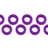 RASAMENTO M3 x 6 x 2 mm ALLUMINIO - 10 PEZZI - VIOLA