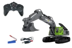 RC 1558 - ESCAVATORE 11CH VERDE 1:18