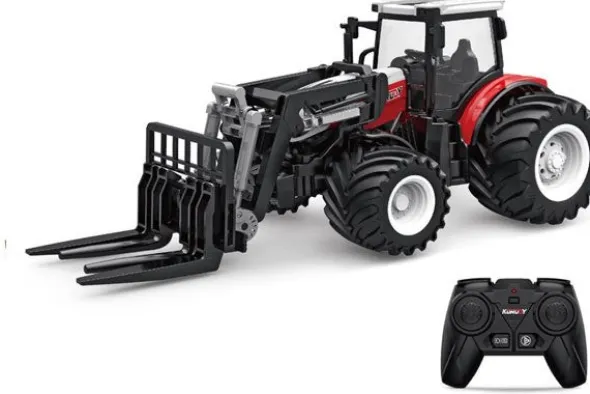 RC 6633K - TRATTORE CON FORCHE FIENO 1:24