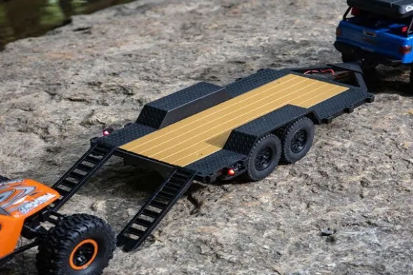 RIMORCHIO PIANALE PER VEICOLI SCX24 - SCALA 1:24