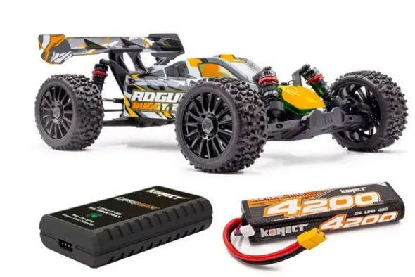 ROGUE BUGGY 2.0 BRUSHLESS PACK VERSION - RTR BUGGY 1:8 - ORANGE