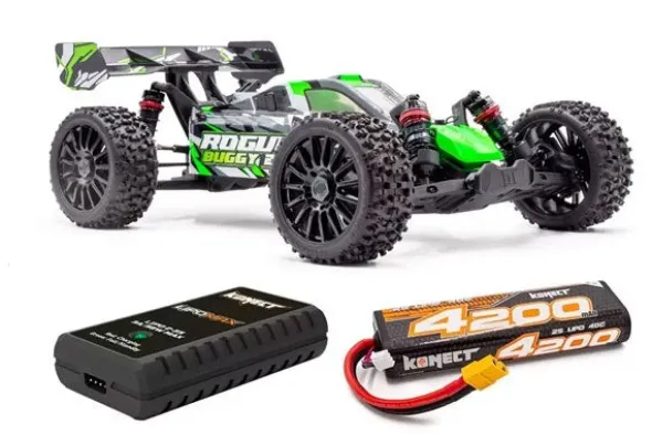 ROGUE BUGGY 2.0 BRUSHLESS PACK VERSION - RTR BUGGY 1:8 - VERDE
