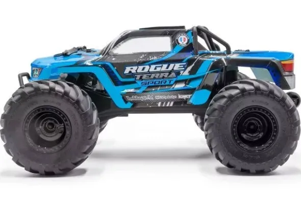 ROGUE TERRA SPORT (SERVO 15KG) BRUSHLESS PACK - RTR MONSTER TRUCK 1:10 - BLU