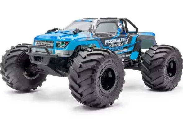 ROGUE TERRA SPORT (SERVO 15KG) BRUSHLESS PACK - RTR MONSTER TRUCK 1:10 - BLU