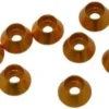 RONDELLA CONICA CILINDRICA M3 ALLUMINIO - 8 PEZZI - ARANCIONE