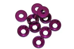 RONDELLA CONICA M3 ALLUMINIO - 10 PEZZI - VIOLA