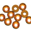 RONDELLA CONICA M4 ALLUMINIO - 10 PEZZI - ARANCIONE