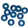 RONDELLA CONICA M4 ALLUMINIO - 10 PEZZI - BLU