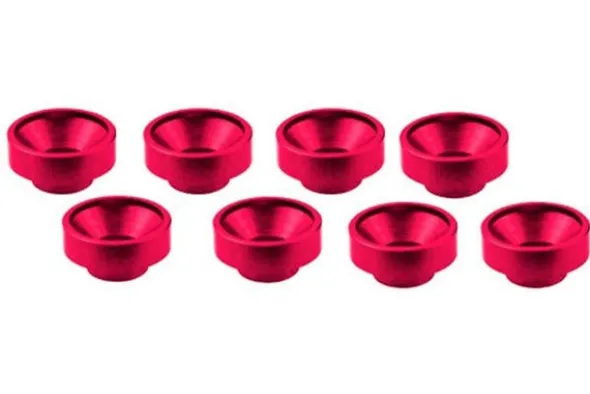 RONDELLA SERVOCOMANDO M3 ALLUMINIO - 8 PEZZI - ROSA