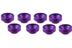 RONDELLA SERVOCOMANDO M3 ALLUMINIO - 8 PEZZI - VIOLA
