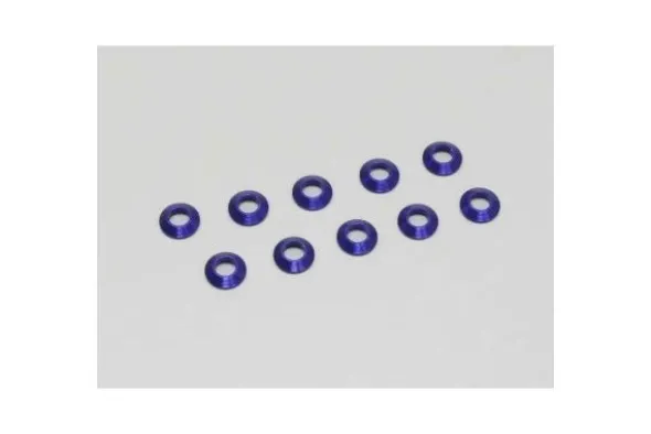 RONDELLE CONICHE M3 x 6 mm - 10 PEZZI BLU - W0141VB