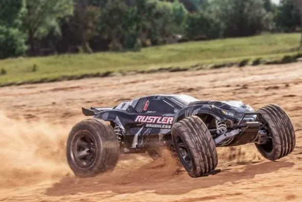 RUSTLER 2WD VX3 BRUSHLESS - RTR STADIUM TRUCK 1:10 - NERO