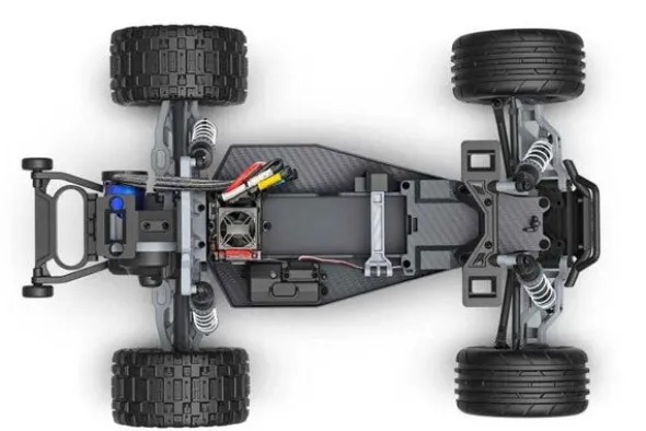 RUSTLER 2WD VX3 BRUSHLESS - RTR STADIUM TRUCK 1:10 - NERO