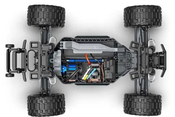 RUSTLER 4WD VX3 BRUSHLESS - RTR STADIUM TRUCK 1:10 - ROSSO