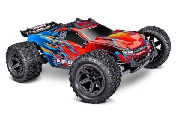 RUSTLER 4WD VX3 BRUSHLESS - RTR STADIUM TRUCK 1:10 - ROSSO