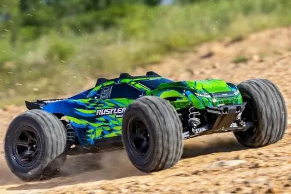 RUSTLER 4WD VX3 BRUSHLESS - RTR STADIUM TRUCK 1:10 - VERDE