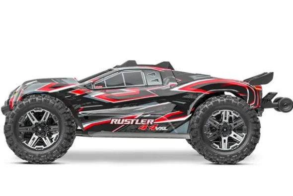 RUSTLER 4WD VXL-3S EXTREME HD TSM TQI - RTR MONSTER TRUCK 1:10 - ROSSO