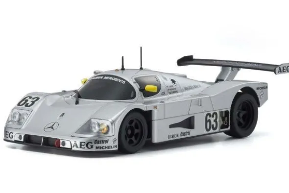 RWD SERIES - SAUBER MERCEDES C9 NO.63 LM 1989 - RTR ON-ROAD 1:27 - SILVER