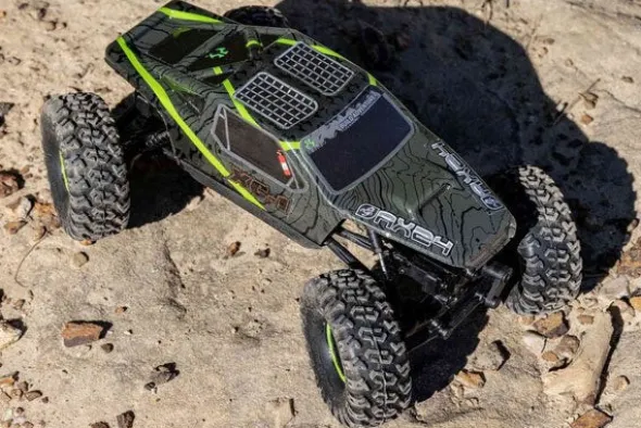 SCX24 AX24 XC-1 4WS 4X4 - RTR ROCK CRAWLER 1:24 - VERDE