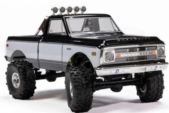 SCX24 CHEVROLET C10 4WD 1967-1972- RTR ROCK CRAWLER 1:24 - NERO
